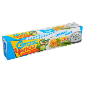 Чипсы "Gross" сметана/лук 40гр