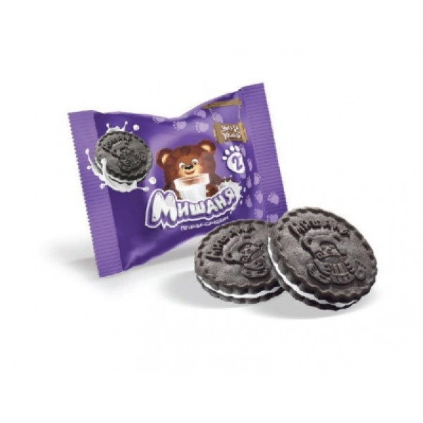 Купить Печенье-сэндвич "Мишаня" 2кг Купить Печенье-сэндвич "Мишаня" 2кг