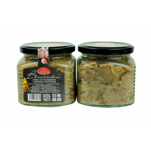 Грибы томленно- пикантные (вёшенки) 390 мл стекло 1/6