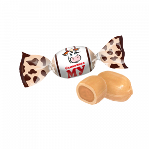 Карамель с молочной начинкой Сливочная Му 1кг