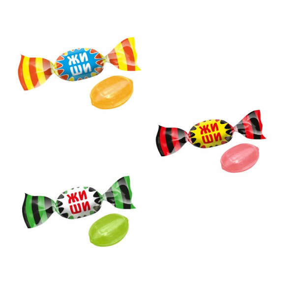 Купить Карамель с шипучей нач "Жи-Ши" микс 1кг Купить Карамель с шипучей нач "Жи-Ши" микс 1кг