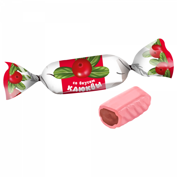 Купить Карамель с фруктово-ягодной начинкой Ягодная Поляна со вкусом клюквы 1кг Купить Карамель с фруктово-ягодной начинкой Ягодная Поляна со вкусом клюквы 1кг