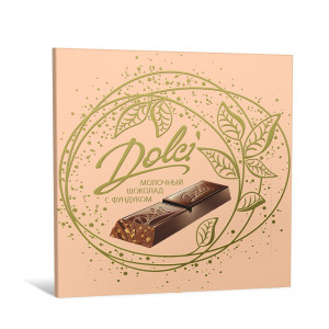 9127 Шоколад "Dolci" молочный с фундуком" 180 гр /25 шт