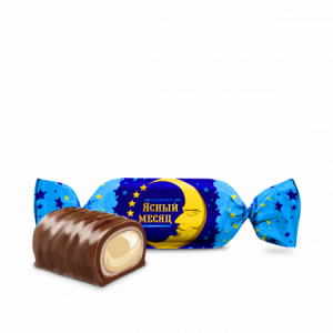 Карамель Ясный месяц глазир. с ликерной начинкой фас1кг/8