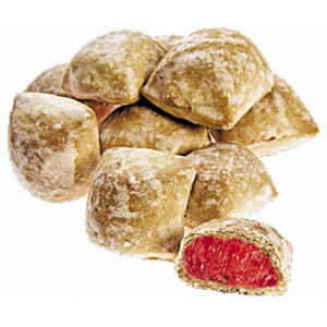 359 Пряники "Кроха мини" начинка с ароматом клубника  3кг