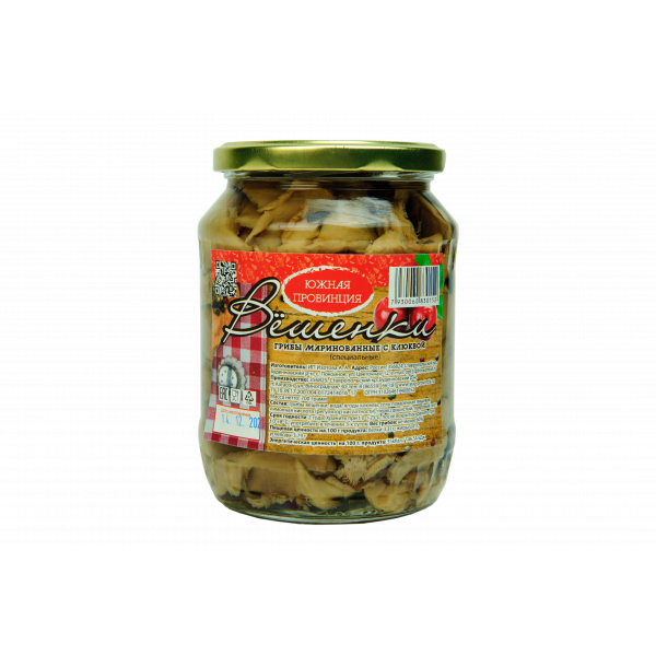 Купить Грибы маринованные с клюквой (вешенки) 700 гр. стекло 1/12 Купить Грибы маринованные с клюквой (вешенки) 700 гр. стекло 1/12