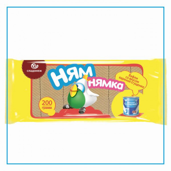 Купить ДФ31 Ваф."Ням-нямка" с вар.сгущ. 0,2 1/24 Купить ДФ31 Ваф."Ням-нямка" с вар.сгущ. 0,2 1/24