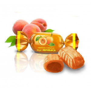 Карамель с фруктово-ягодной начинкой "Абрикос" 250 гр./16 шт