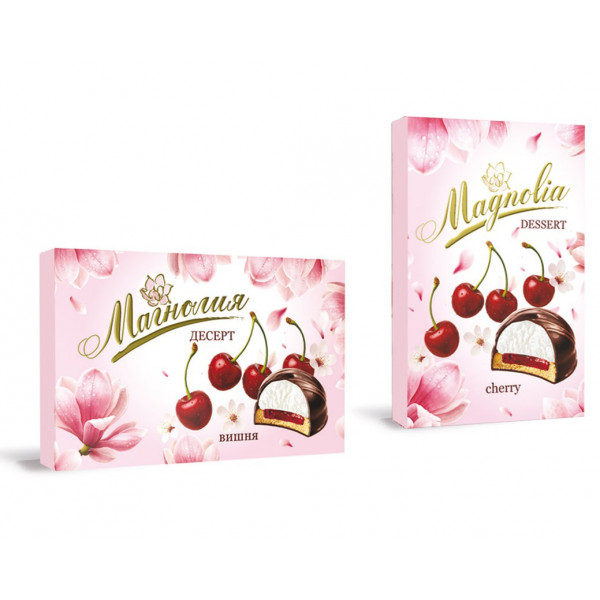 Купить 52069 Десерт "Магнолия" вишня" 175 гр./12 шт Купить 52069 Десерт "Магнолия" вишня" 175 гр./12 шт