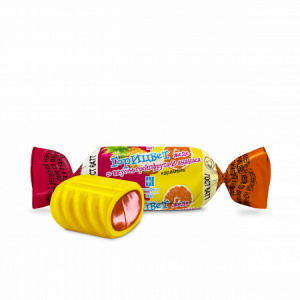 Карамель с желейной начинкой Горицвет желе со вкусом грейпфрута и ананаса 1кг