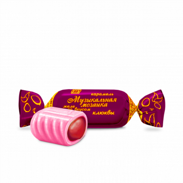 Купить Карамель с желейной начинкой Музыкальная мозайка желе со вкусом клюквы 1кг Купить Карамель с желейной начинкой Музыкальная мозайка желе со вкусом клюквы 1кг