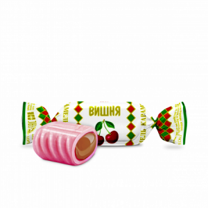 Карамель с фруктово-ягодной начинкой Вишня 1кг/8