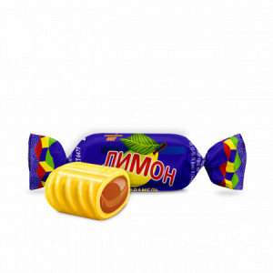 Карамель с фруктово-ягодной начинкой Лимон 1кг