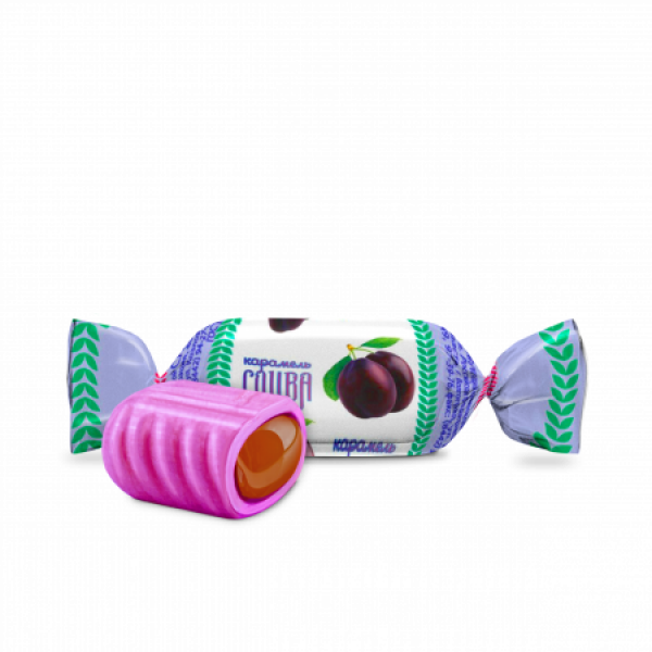 Купить Карамель с фруктово-ягодной начинкой Слива 1кг Купить Карамель с фруктово-ягодной начинкой Слива 1кг