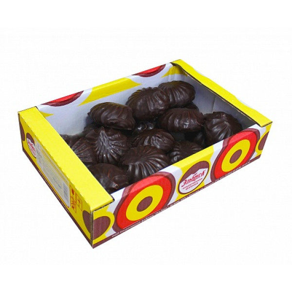 Купить Зефир в шоколадной глазури 0,7кг Купить Зефир в шоколадной глазури 0,7кг