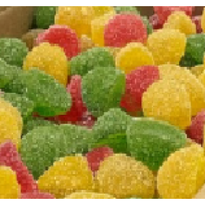 Мармелад жел.неглаз.формовой "Ассорти" вкус груши,малины,апельсина,лимона 350 гр./15 шт