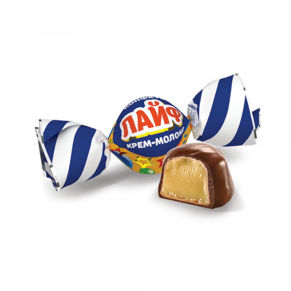 Купить 7161 Конфеты "Лайф" крем-молоко" 1,3 кг Купить 7161 Конфеты "Лайф" крем-молоко" 1,3 кг