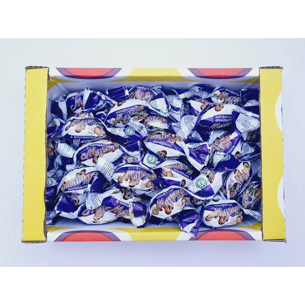 Купить Конфеты "Мурано финики в шоколадной глазури с миндалем" 0,8кг Купить Конфеты "Мурано финики в шоколадной глазури с миндалем" 0,8кг