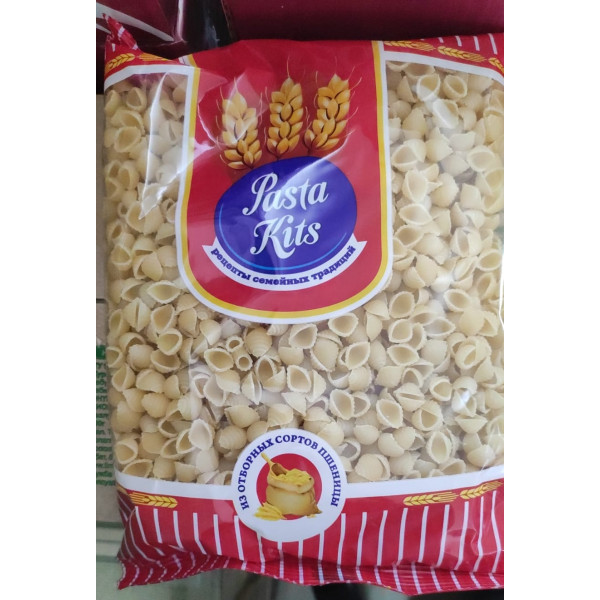 Купить Макароны Pasta Kits Ракушки 450 гр/25 шт Купить Макароны Pasta Kits Ракушки 450 гр/25 шт