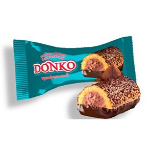 Мини-рулет бисквитный "DonKo" трюфельный 2,1кг