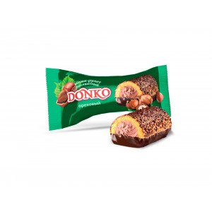 Мини-рулет бисквитный "DonKo" ореховый 2,1кг