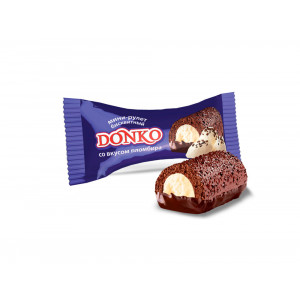 Мини-рулет бисквитный "DonKo" со вкусом пломбира 2,1кг
