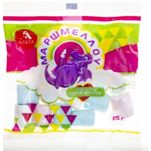 Зефир жевательный "Маршмеллоу с ароматом тутти-фрутти" 85гр
