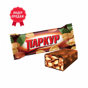O109 Конфеты глазир с комби корп "Паркур" карам с арахисом 1кг/5
